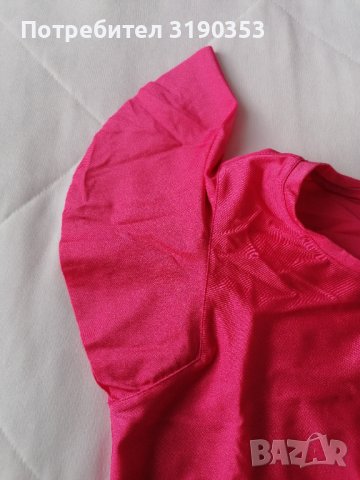 Дамска розова блуза , снимка 2 - Корсети, бюстиета, топове - 40790266