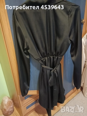 Елегантни дамски рокли в бежов и черен цвят, снимка 2 - Рокли - 52860948