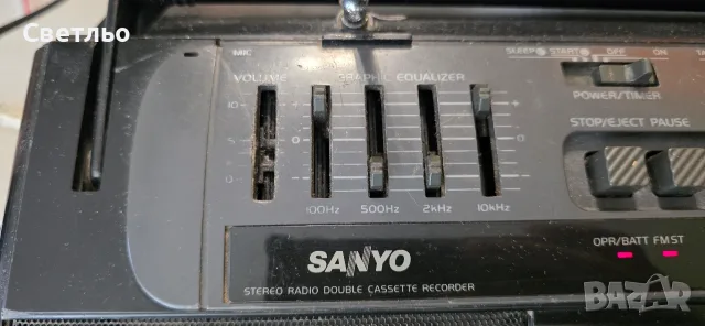 Японски касетофон Sanyo mw747k, снимка 6 - Радиокасетофони, транзистори - 56162928