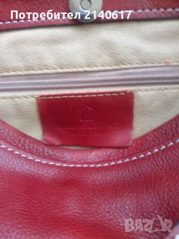 Чанта от Италия,100% естествена кожа, снимка 7 - Чанти - 40038577