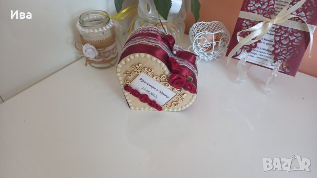 Ръчно изработена кутия за халки, снимка 4 - Други - 37897610