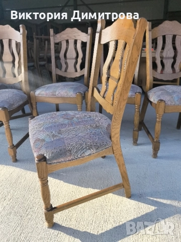 Комплект от 6 трапезни стола , снимка 8 - Столове - 52841722