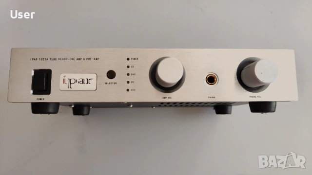 IPAR 1023A висококачествен слушалков лампов усилвател , снимка 2 - Ресийвъри, усилватели, смесителни пултове - 50556759