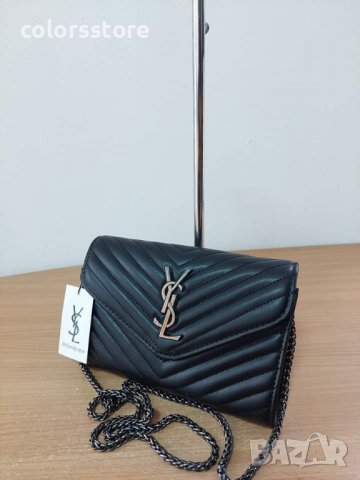 Черна чанта YSL код SG97, снимка 2 - Чанти - 38140296