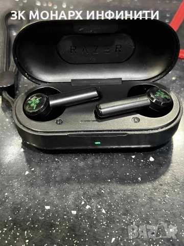 Безжични bluetooth слушалки Razer Hammerhead true wireless, снимка 2 - Слушалки и портативни колонки - 52620394