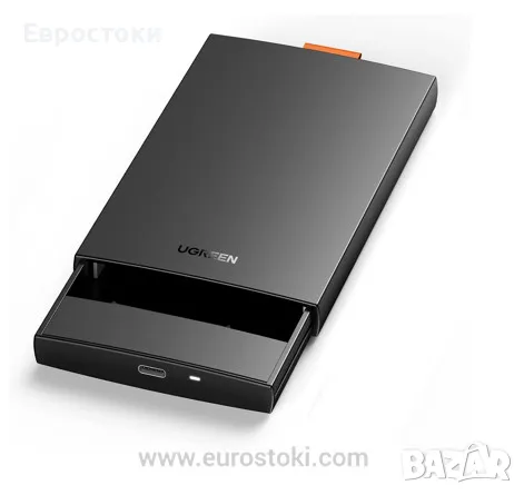 UGREEN външен HDD/SSD корпус, 2,5-инчов, USB C 3.1, 6Gbps, корпус за твърд диск