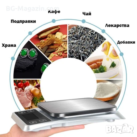 Професионална прецизна кухненска електронна везна кантар за храна кафе добавки подправки кантар, снимка 2 - Везни - 50921580