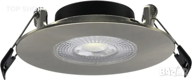 sanlumia 6 бр. LED лампа за вграждане IP44 7W 600lm, 6400K студено бяло, покритие от сатениран никел, снимка 8 - Лед осветление - 49511624