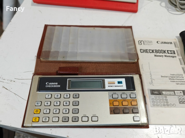 Калкулатор Canon Checkbook , снимка 9 - Колекции - 52248312