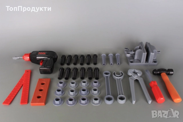 Куфар-маса с инструменти,детски комплект, снимка 4 - Конструктори - 52988552