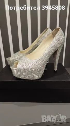 Бална стилна рокля с камъни Svarovski +обуки с камъни Svarovski на Lyuboten, снимка 4 - Рокли - 47698438