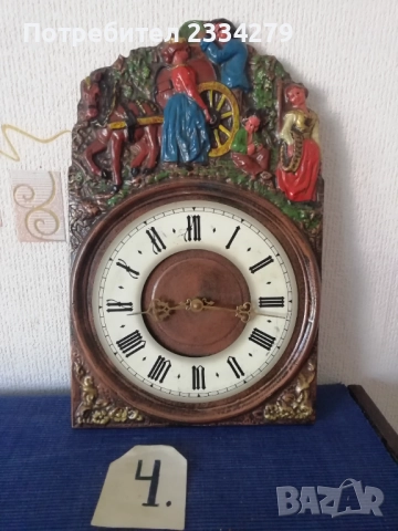 Стари стенни часовници в бароков и флоренциански стил. , снимка 9 - Антикварни и старинни предмети - 52017370