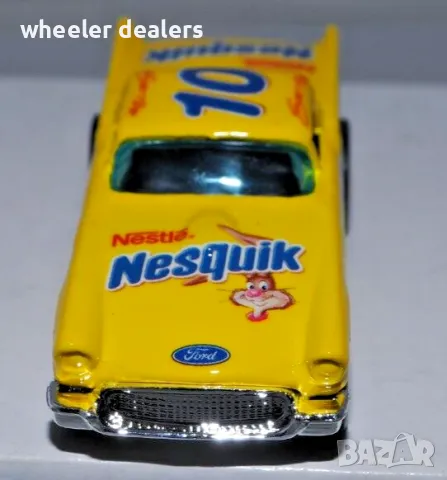 Метална количка Hot Wheels 1957 T-Bird Real Riders, снимка 5 - Коли, камиони, мотори, писти - 50429360