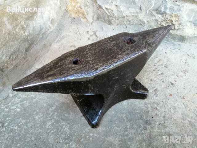 Стара Кована Наковалня / 30 кг. / 1911 г., снимка 3 - Антикварни и старинни предмети - 38363831