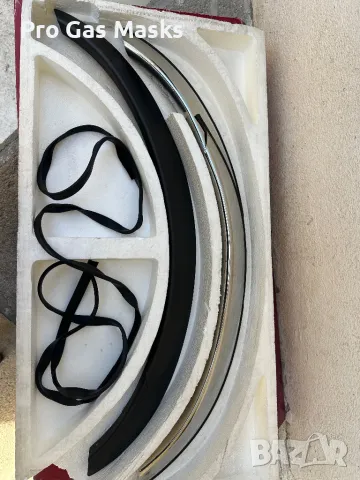 Ново 4 броя BMW 3 части Вежди Калници Защита и облицовка на калниците. Изработени от месинг хромиран, снимка 2 - Автомобили и джипове - 47656407