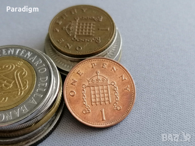 Монета - Великобритания - 1 пени | 2002г., снимка 1 - Нумизматика и бонистика - 36398642