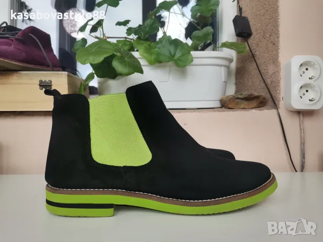 Дамски боти Естествен велур 39н.