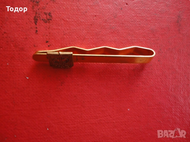 Позлатена игла щипка за вратовръзка 1892 съдия адвокат, снимка 6 - Други - 53040386
