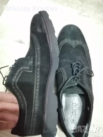 Мъжки велурени обувки Hotic, снимка 2 - Официални обувки - 29681411