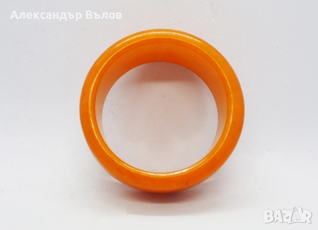 Стар Каталин Бакелит Истински Пръстен Салфетка Изискано Сервиране Маса Хранене, снимка 5 - Антикварни и старинни предмети - 52910762