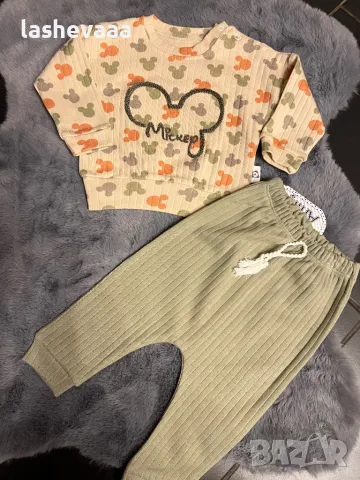 Комплект Мики Маус за момче, снимка 2 - Комплекти за бебе - 49214860