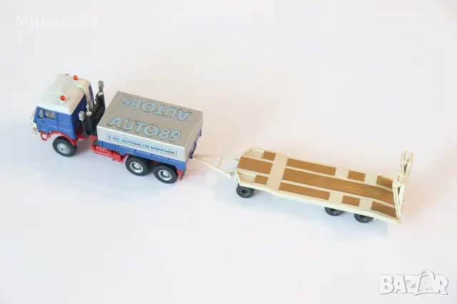 HERPA H0 1/87 MERCEDES ТЕЖКОТОВАРЕН ПРЕВОЗ КАМИОН МОДЕЛ, снимка 10 - Колекции - 50125011