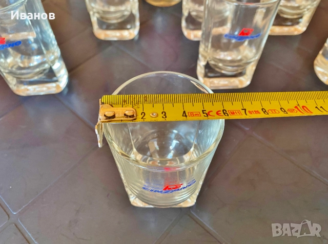 Цена - 50€. К-кт Винтидж Чаши за Аперитив с марка Cinzano + Подаръци, снимка 8 - Сервизи - 51627713