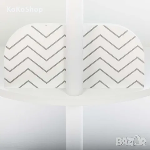 Детска кръгла етажерка на колелца 40х40х59 см., снимка 4 - Мебели за детската стая - 50437059