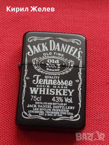 МЕТАЛНА ЗАПАЛКА БЕНЗИНОВА JACK DANIELS МНОГО КРАСИВА СТИЛЕН ДИЗАЙН 55651, снимка 1 - Запалки - 39085010