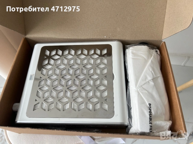 Професионален Прахоуловител за маникюр и педикюр Queen Miracle, снимка 3 - Маникюристки - 53286711