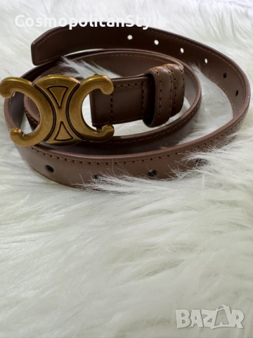Нов колан Celine естествена кожа