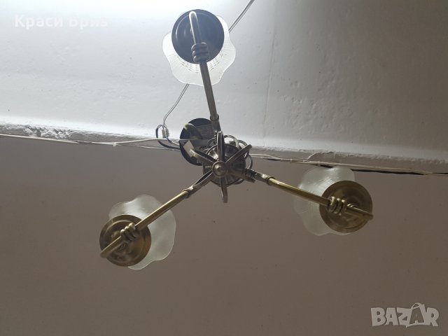 Абажур от месинг, снимка 5 - Полилеи - 31382568