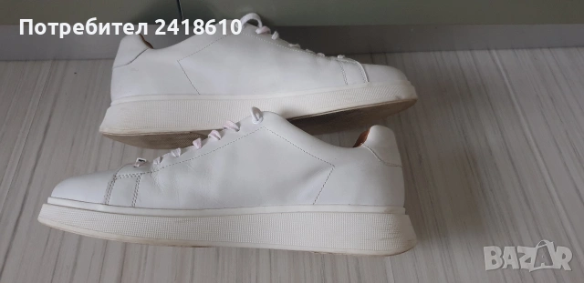 Hugo Boss Leather Mens Size 44/ - 28 см ОРИГИНАЛ! Мъжки спортно - елегантни обувки естествена кожа!, снимка 11 - Кецове - 53585650
