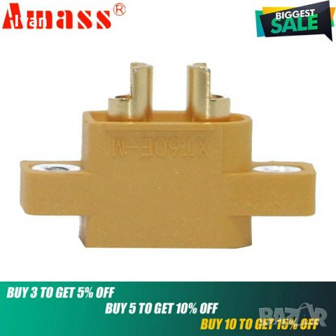 Конектори XT60 XT-60 мъжки и женски Bullet Connectors Plugs For RC Lipo Battery, снимка 11 - Друга електроника - 30219808