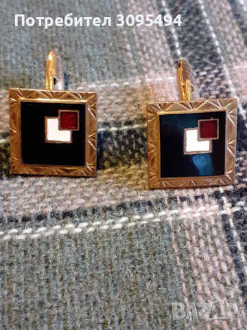 ПОЗЛАТЕНИ. ЕМАЙЛОВИ РЪКАВЕЛИ. ФРАНЦИЯ.70те.г.