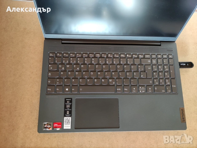 Lenovo IdeaPad 5, Ryzen 5 4500U, 16GB DDR4, Intel 2500 Pro SSD 180GB, снимка 4 - Лаптопи за работа - 53887137