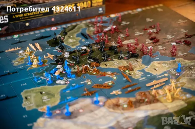 Настолна игра Axis & Allies Europe 1940, Европа 1940, снимка 3 - Настолни игри - 49518141