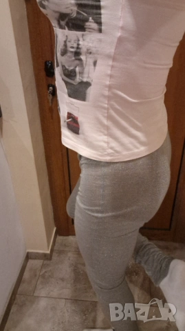 Тънък клин със сребристи нишки, снимка 9 - Клинове - 54098106