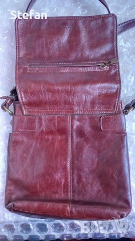 Маркова мъжка кожена чанта Pat Calvin, снимка 3 - Чанти - 44264980