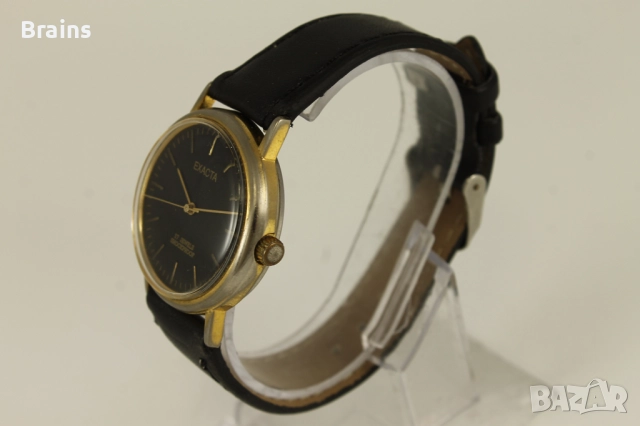 Стар Мъжки Ръчен Часовник EXACTA 17 Jewels, снимка 5 - Антикварни и старинни предмети - 51631162