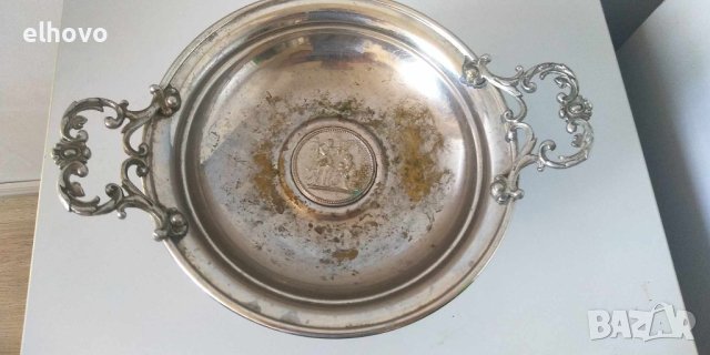 Посребрена фруктиера, снимка 5 - Други ценни предмети - 42186482