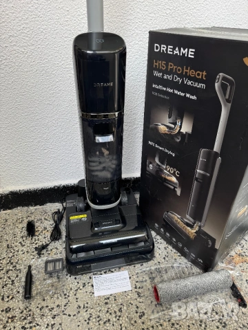 Прахосмукачка за Сухо и Мокро Почистване Dreame H15 Pro Heat, Топла вода, 22 000 Pa Самопочистване, , снимка 6 - Прахосмукачки - 54319860