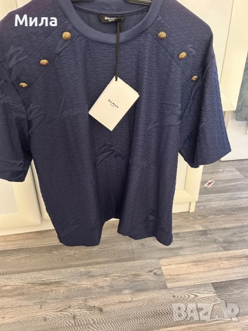 Шикозна тениска Balmain, снимка 2 - Тениски - 51779829