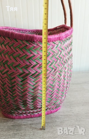 НОВА много голяма сламена чанта , снимка 10 - Чанти - 52223278