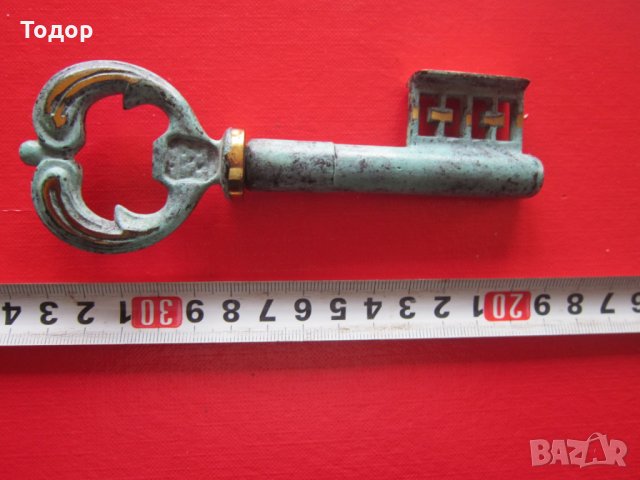 Уникален бронзов ключ отварачка тирбушон търбушон 2