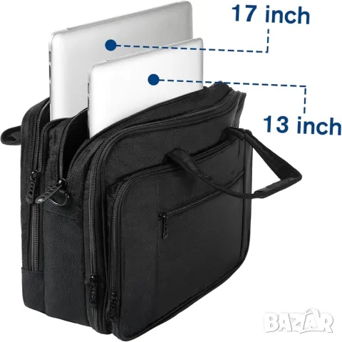 Бизнес чанта за пътуване, за лаптоп до 17", чанта за ръчен багаж, снимка 8 - Чанти - 49339593