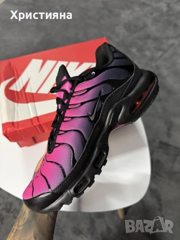 Nike Air Max Plus Black/Hyper Pink, снимка 3 - Маратонки - 56442430