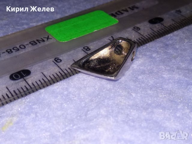 UNITED COLORS OF BENETTON СРЕБРО 925 Марков СРЕБЪРЕН ДИЗАЙНЕРСКИ МЕДАЛЬОН 25929, снимка 10 - Колиета, медальони, синджири - 39306960