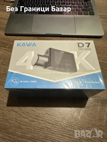 Нов KAWA D7 автомобилен видеорегистратор 4K UHD + 1080P dashcam камера кола автомобил