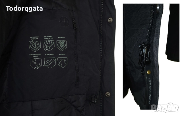 Мъжко Парка Яке Jack & Jones Meyland TECH Parka Jacket Размер М Отлично Състояние, снимка 5 - Якета - 52839491